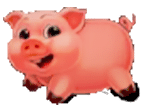 - สัญลักษณ์รูป ลูกหมูสีธรรมดา ของสล็อต Fortune Pig