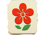 - สัญลักษณ์ ไพ่ดอกไม้ ของสล็อต Mahjong Legend