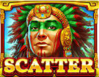 - สัญลักษณ์รูป Scatter สล็อต Gates of Aztec