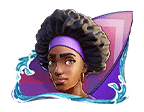 สัญลักษณ์นักเล่นเซิร์ฟหญิง ของเกม Cowabunga Dream Drop